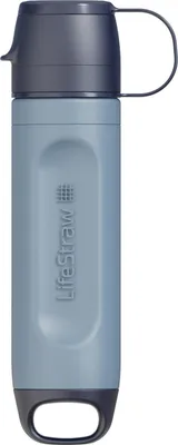 A product shot of a water filter straw.