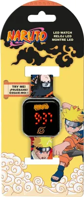 Immagine prodotto di Zegarek LED dla dzieci Naruto Shippuden - Akcesorium oficjalne Kids Licensing