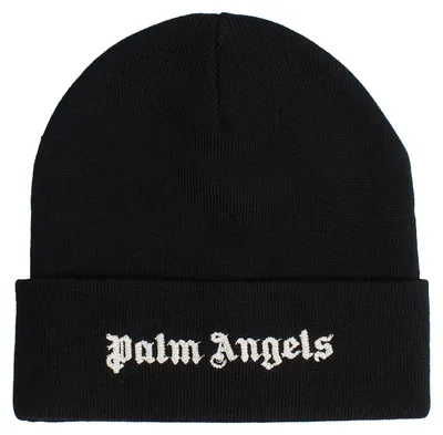 Produktbild von Palm Angels Strickmütze für Damen und Herren mit gesticktem Logo PWLC014F23FAB0011001