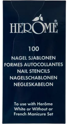 Produktbild von Herome Nagelvorlagen, 10 Bögen in einer Packung (100 Stück)