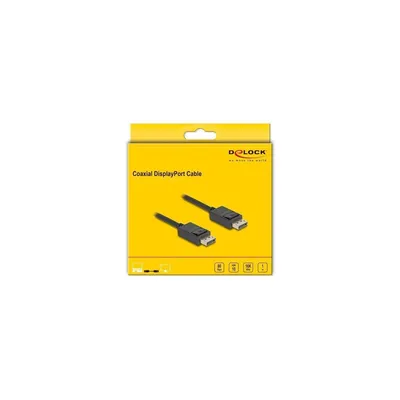 Immagine prodotto di DeLOCK Koaxial DisplayPort Kabel 16K 60 Hz 80 Gbps 1 m