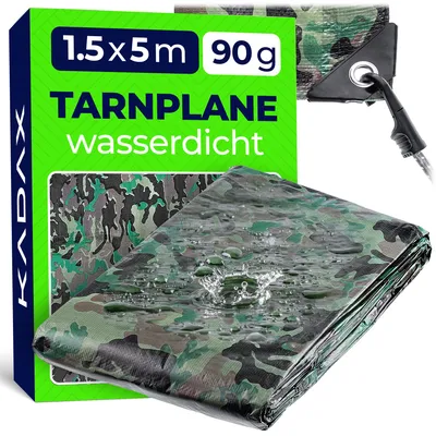 Zdjęcie produktu dla KADAX Plandeka Plandeki 1,5x5m Wzmacniana Uv Płachta