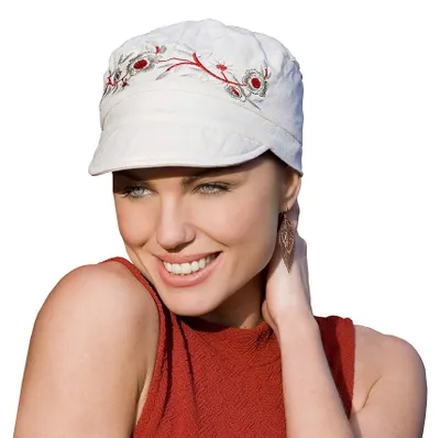 Produktbild von MASUMI Chemo Bio-Kopfbedeckung - Mirna Sommer Mütze | Kopfbekleidung für Frauen