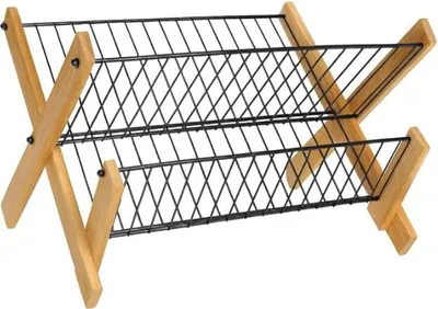Zdjęcie produktu dla Ociekacz Na Naczynia  Suszarka Bambusowa 37X26X33Cm