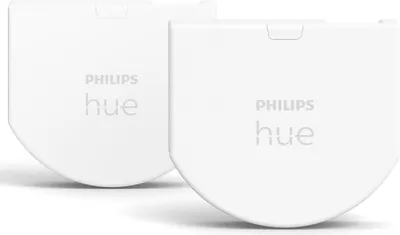 Obrázek produktu pro Philips Modul nástěnného vypínače Hue, balení 2 ks, Bezdrátový, Bílá, IP20, Plast, IP20, III