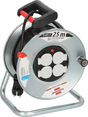 Immagine prodotto di Brennenstuhl 1195056 Kabeltrommel Brennenstuhl Garant S4 25m IP20