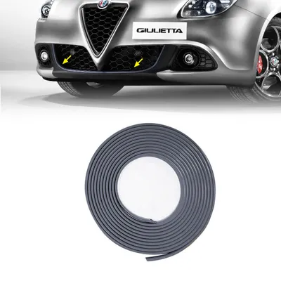 Image de Profil argent Autocollant pour pare-chocs avant Alfa Giulietta 11 mm x 1,15 mt