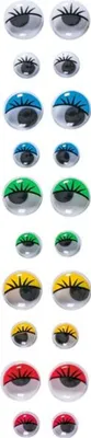 Image de Heyda 204887999 Yeux vacillants avec point de colle Ø 10, 15 mm