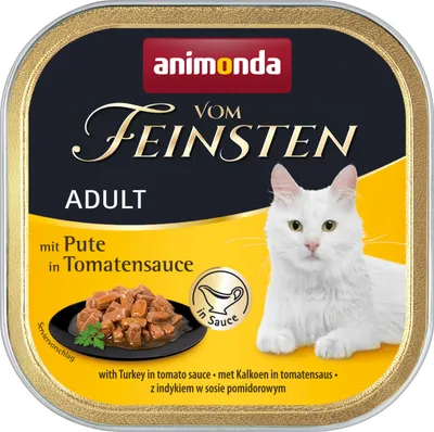 Produktbild von Animonda Vom Feinsten mit Pute in Tomatensauce 100g