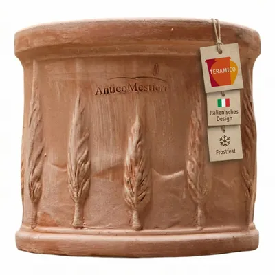 Produktbild von Teramico "Cilindro Cipressi" Blumentopf Terracotta Frostfest 30 cm