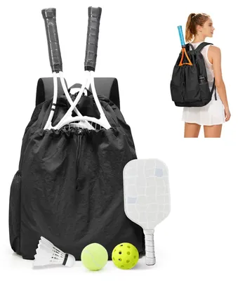 Produktbild von Unisex Tennis-Rucksack für Schläger und Sportausrüstung - Schwarz