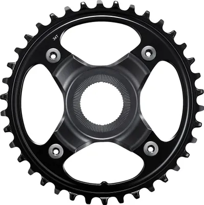 Produktbild von SHIMANO Kettenblatt E8000 SM-CRE80 34Z ohne KSR - Effizienter Antrieb für E-M...