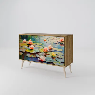 Immagine prodotto di Cassettiera Spacerebels a 2 ante - credenza cassettiera - credenza alta - mobile guardaroba - soggiorno camera da letto - 57,5×111×42 (HxLxP)