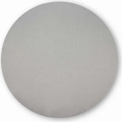 Produktbild von Kissenbezug rund 60 cm silber Leinenoptik Kissenhülle Struktur Deko Kissen