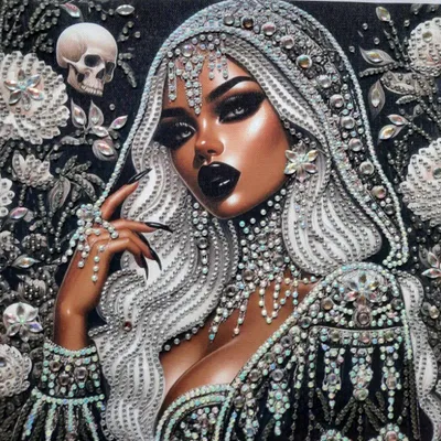 Produktbild von NORIMPEX Diamantov kleiner Ofen Mulatka in Diamanten 30x40cm