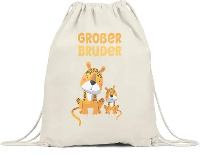Produktbild von Großer Bruder Turnbeutel Gymsack Löwen Liebe Bro Brüder Liebe Bruderliebe Family Geborgenheit Zusammenhalt Retter