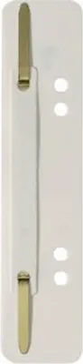 Produktbild von ELBA Heftstreifen 35 x 150 mm PP weiß Metall Deckleiste 25 Stück