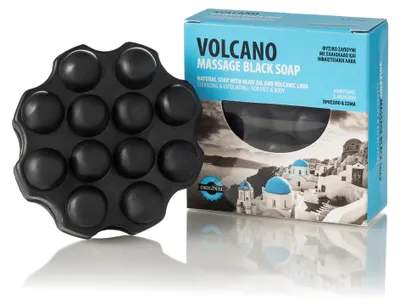 Produktbild von Santo Volcano Peeling- & Massageseife mit Olivenöl & Vulkanlava 110 g