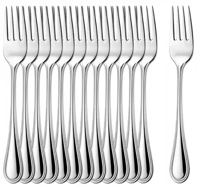 Produktbild von Edelstahl Dessertgabeln 12 Stück 15 cm Set