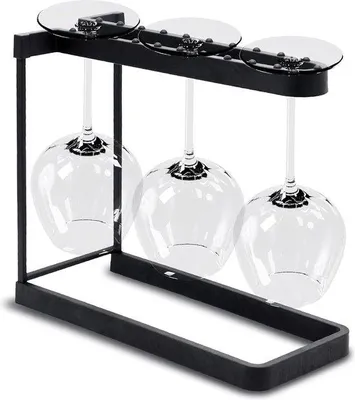 Produktbild von Famanu Weinglashalter Schwarz - Elegant und funktional