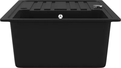 Obrázek produktu pro vidaXL Granitový dřez s odkapávačem Reversible Black
