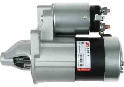 Productafbeelding van Startmotor 12V, 1kW, geschikt voor Aixam, Bobcat, Bomag, Caterpillar