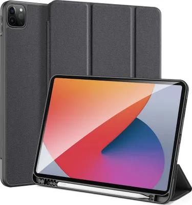 Produktbild von Dux Ducis Schutzhülle für iPad Pro 11 Zoll (2022), Klapphülle mit Stifthalter - Schwarz