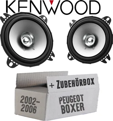 Produktbild von Lautsprecher Boxen Kenwood KFC-S1056 - 10cm Koax Auto Einbauzubehör - Einbauset passend für Peugeot Boxer 1 - justSOUND