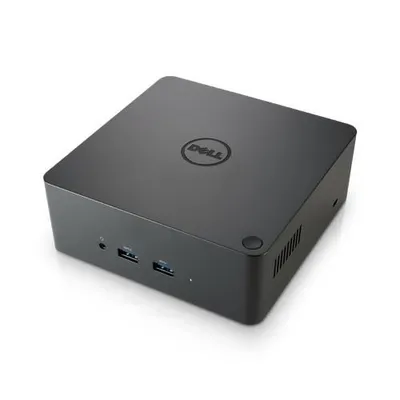 Zdjęcie produktu dla DELL TB16, Przewodowa, Thunderbolt 3, 3,5 mm, USB Typu-A, USB Type-C, 10,100,1000 Mbit/s, Czarny