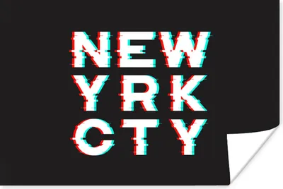 Produktbild von MuchoWow® Poster New York - Stadt - Rot 120x80 cm - Bilder
