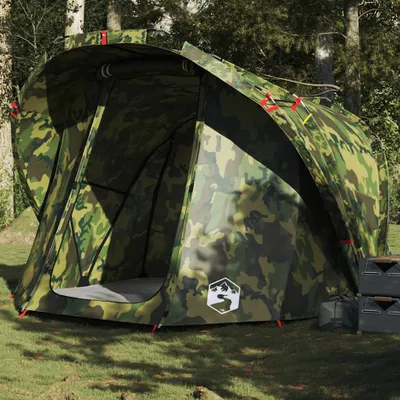 Produktbild von "im Angebot" Angelzelt 4 Personen Tarnmuster Wasserdicht - Campingzelte CC17806