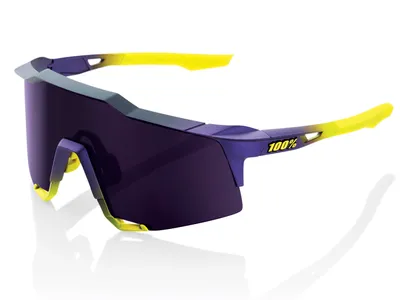 Produktbild von 100% SPEEDLAB Fahrradsonnenbrille - SPEEDCRAFT - Gelb/Lila