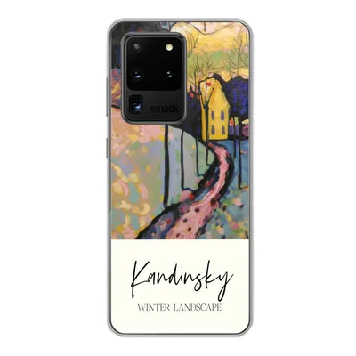 Produktbild von MuchoWow® Handyhülle Schutzhülle Hülle für Samsung Galaxy S20 Ultra Winterlandschaft - Wassily Kandinsky Silikon Softcase Handy Hülle - Karteninhaber