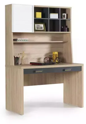 Image de Bureau Bibliothèque en bois Chambre d'enfant Marron Étagère de chambre d'enfant