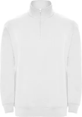 Image de Roly - Sweat-shirt « Aneto » à fermeture éclair courte pour homme PF4313 (M) (blanc)