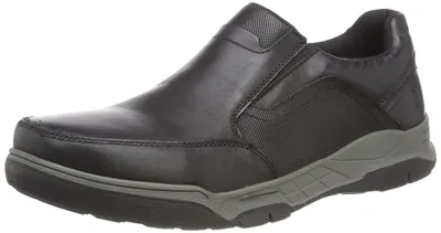 Produktbild von Hush Puppies Men's Fletcher Moccasin, Schwarz, 42 EU
