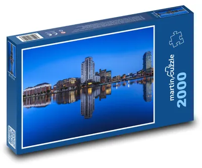 Zdjęcie produktu dla Puzzle 2000 Dublin, metropolia nad rzeką Liffey - martinpuzzle
