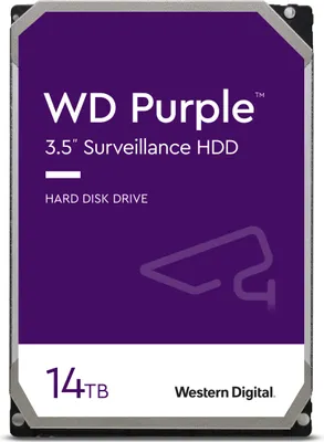 Produktbild von WD Purple™-Festplatte für Überwachungssysteme 14 TB, 3.5 Zoll, 7200 U/min, SATA 6 Gbit/s