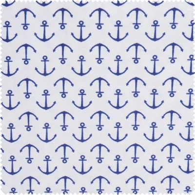 Produktbild von Baumwoll-Stoff "Anker-Blau", 150 cm breit, Meterware