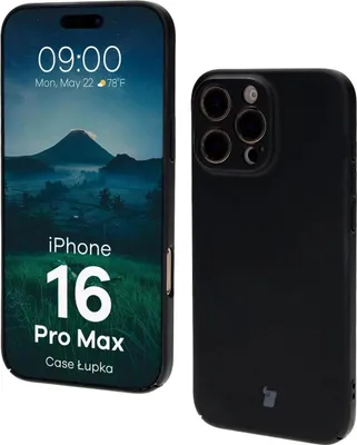 Produktbild von Bizon Case Lupka Apple iPhone 16 Pro Max schwarz