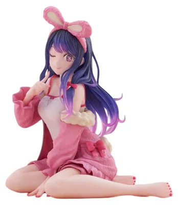 Zdjęcie produktu dla Figurka Ai z serii „Oshi no Ko” z PVC – urocza figurka na biurko (wersja „Rabbit Room Wear”) – 13 cm
