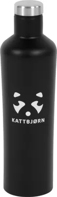 Image de kattbjoern bouteille d'eau Stainless Steel Drinking Bottle Black noir