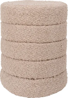 Produktbild von Pouf Rosa Beige 53 x ø43 cm