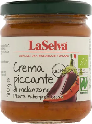 Image de Crema piccante di melanzane - Crème d'aubergines piquante 180g