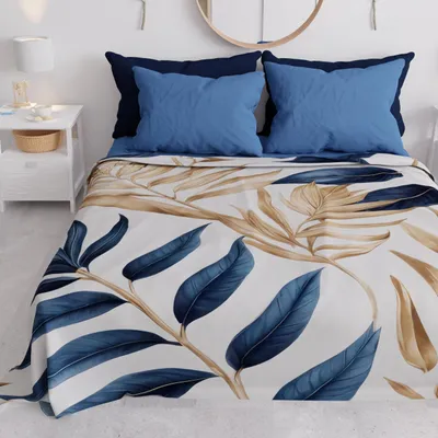 Immagine prodotto di Copripiumino estivo leggero per letto matrimoniale, realizzato in microfibra al 100%