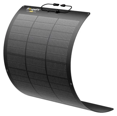 Produktbild von Flexibles Solarpanel Solarmodul - 100 W - 27 Schutzdioden - Schwarz