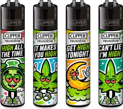 Produktbild von Clipper Reibrad Feuerzeuge 420 Mix #10, 4 Stück
