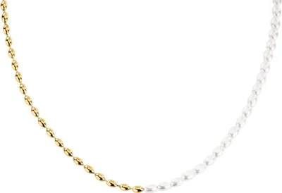 Produktbild von Vergoldete Designer-Halskette mit Perlen Perle LPS10AZA08