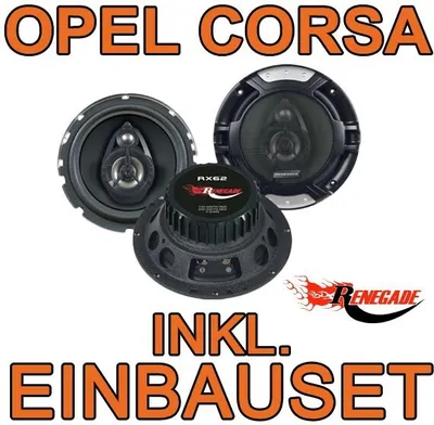 Produktbild von Renegade RX 6.2 - 16,5cm Koax-System für Opel Corsa B, C, D - justSOUND