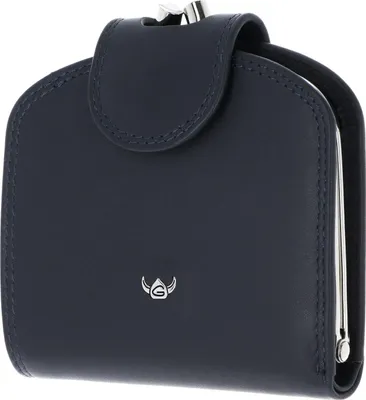 Produktbild von Golden Head Leder Geldbörse Polo RFID Protect Bügelbörse 2048 Marineblau dunkelblau